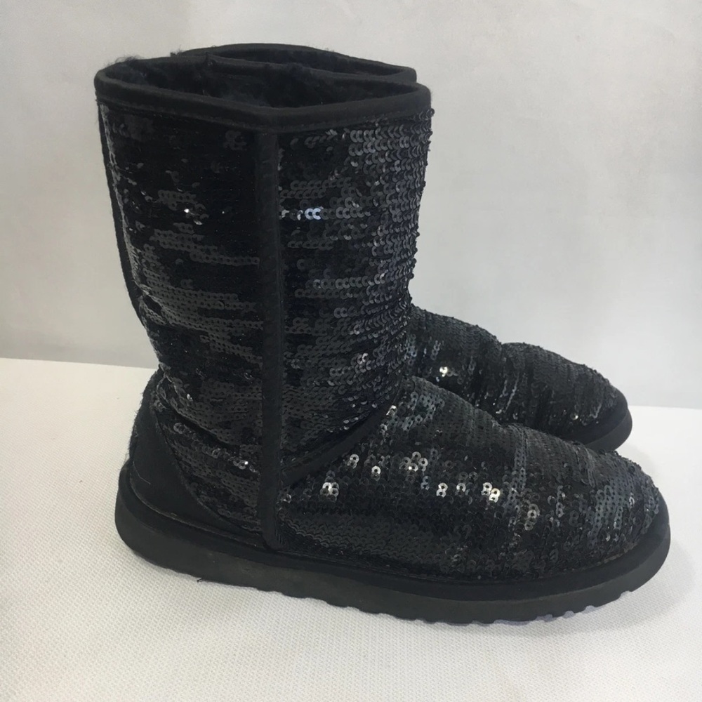 Ugg Short Sparkle Sequin Boots - image 4